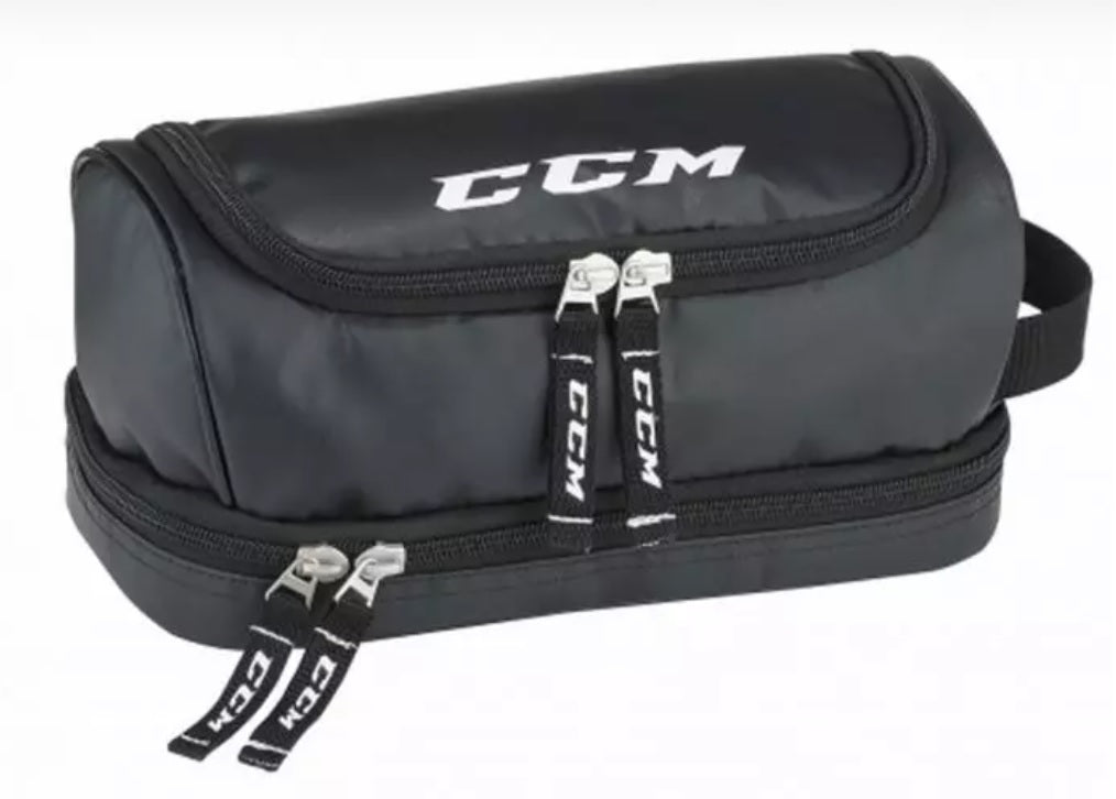 CCM Toiletry and Toiletry Bag Black Accessory Bag Ice Hockey 11"